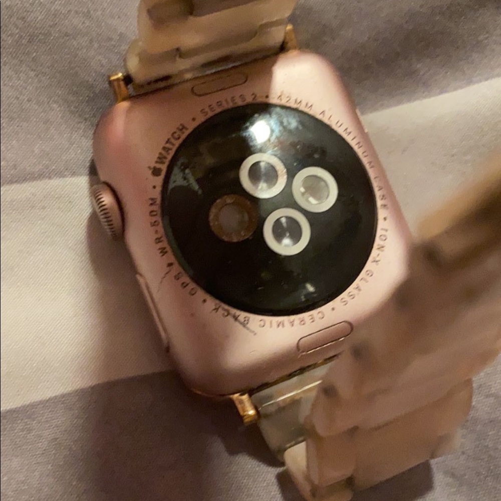 Rose gold series 2 Apple Watch